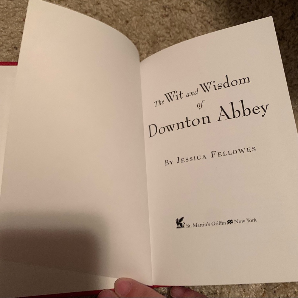 The Wit and Wisdom of Downton Abbey Book - Picture 4 of 4